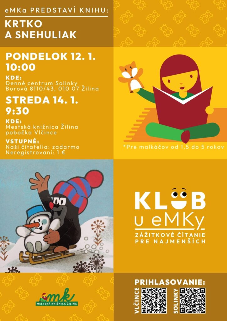 "2026-01-14_Klub_u_eMKy_Krtko_a_snehuliak_plagat"