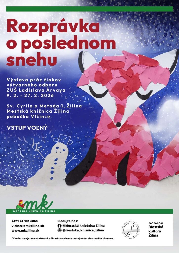 "2026-02_vystava_ZUS_Rozpravka_o_poslednom_snehu_plagat"