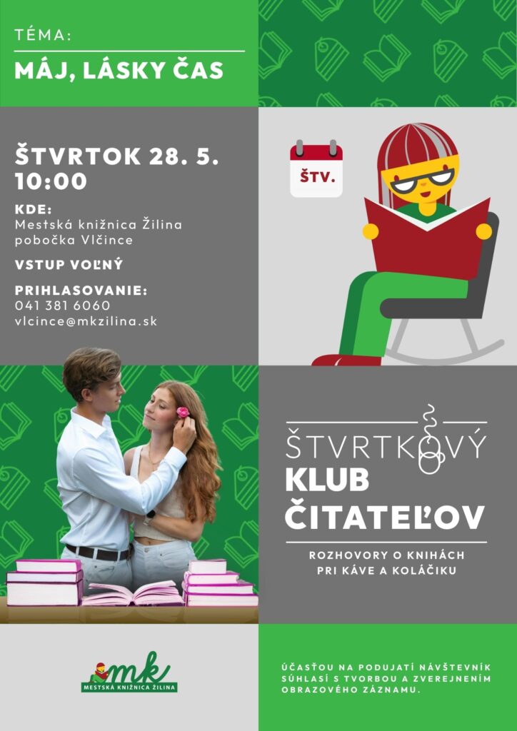 "2026-05-28_Stvrtkovy_klub_citatelov_Maj-lasky_cas_plagat1"