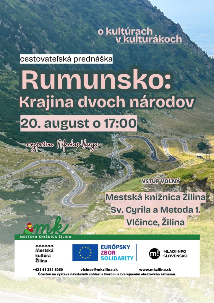 "2026-0820_Rumunsko_cestovatelska_prednaska_plagat