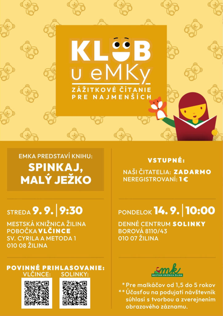 2026-09-09_Klub-u-eMKy_Spinkaj_maly_jezko_plagat"